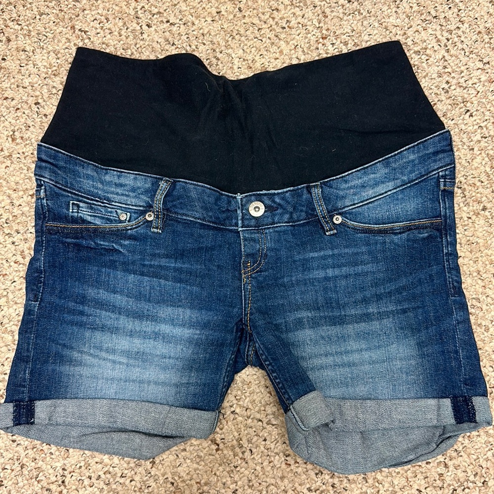 Womens Maternity Denim Shorts